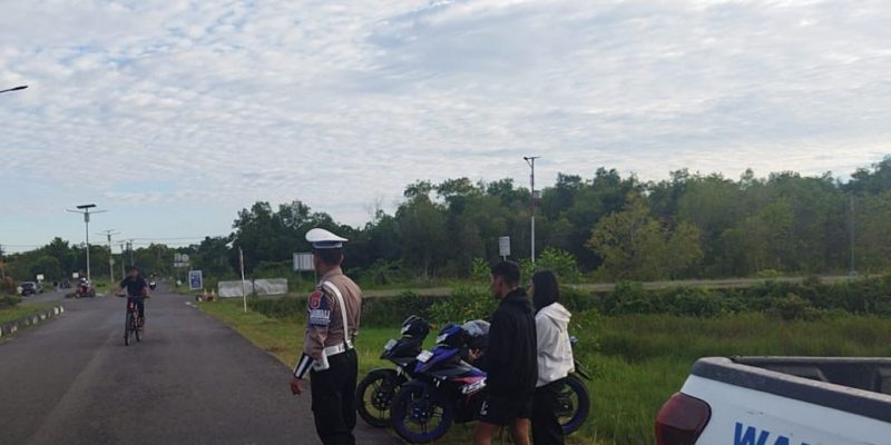 Polresta Palangka Raya Antisipasi Balapan Liar dengan Patroli Rutin