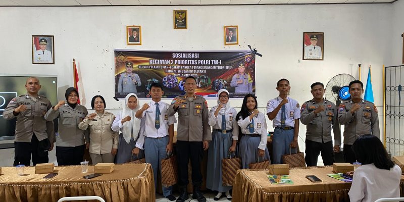 Wujudkan Kamtibmas, Polda Kalteng Gencarkan Sosialisasi Ajak Pelajar Waspada Paham Radikalisme