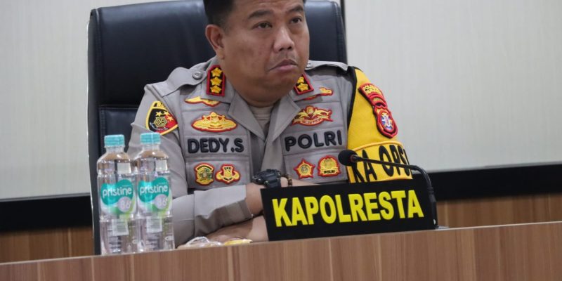 Dukung dan Sukseskan Asta Cita, Kapolresta Palangka Raya bersama PJU Ikuti Vicon Satgas MBG Polri