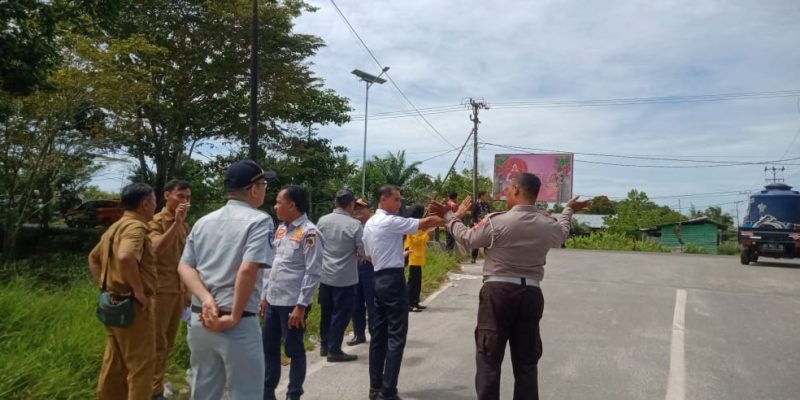 Dukung Keselamatan, Satlantas Polresta Palangka Raya Ikuti Penentuan Titik Pemasangan Rambu
