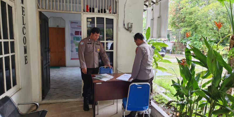 Pam Objek Pilkada, Polresta Palangka Raya Siagakan Personel di Kantor Bawaslu Kota