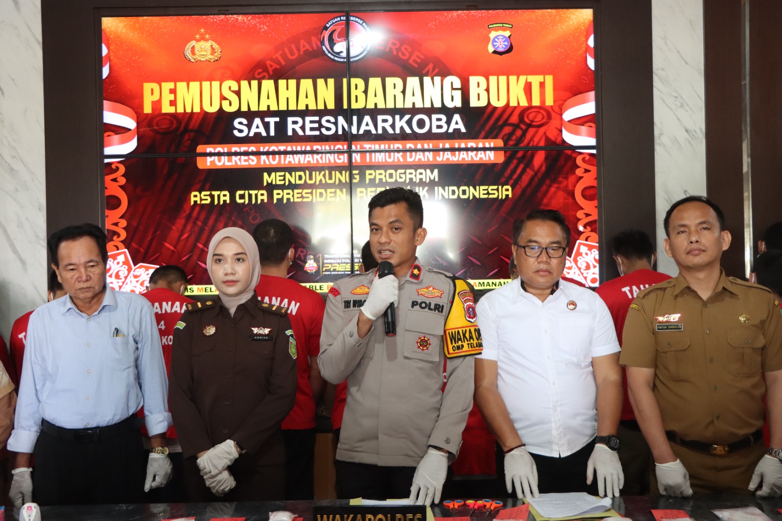 Pemusnahan Sabu: Langkah Nyata Polres Kotim dalam Melawan Penyalahgunaan Narkoba