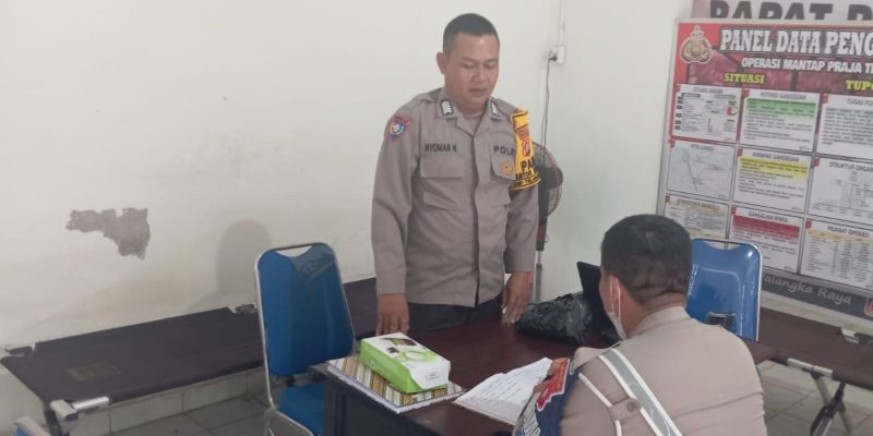 Satlantas Polresta Palangka Raya Pastikan Keamanan dan Datangj Kantor Bawaslu