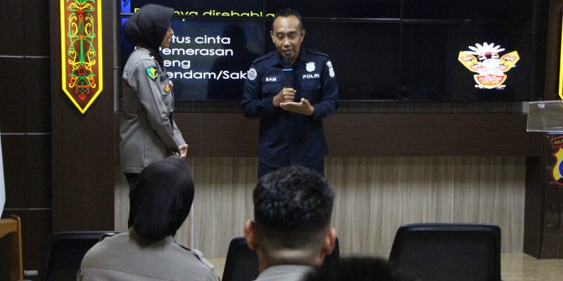 Bersama Bidhumas Polda Kalteng, Rumkit Bhayangkara Ajak Personel Bijak Bermedia Sosial Dan Jauhi Judi Online
