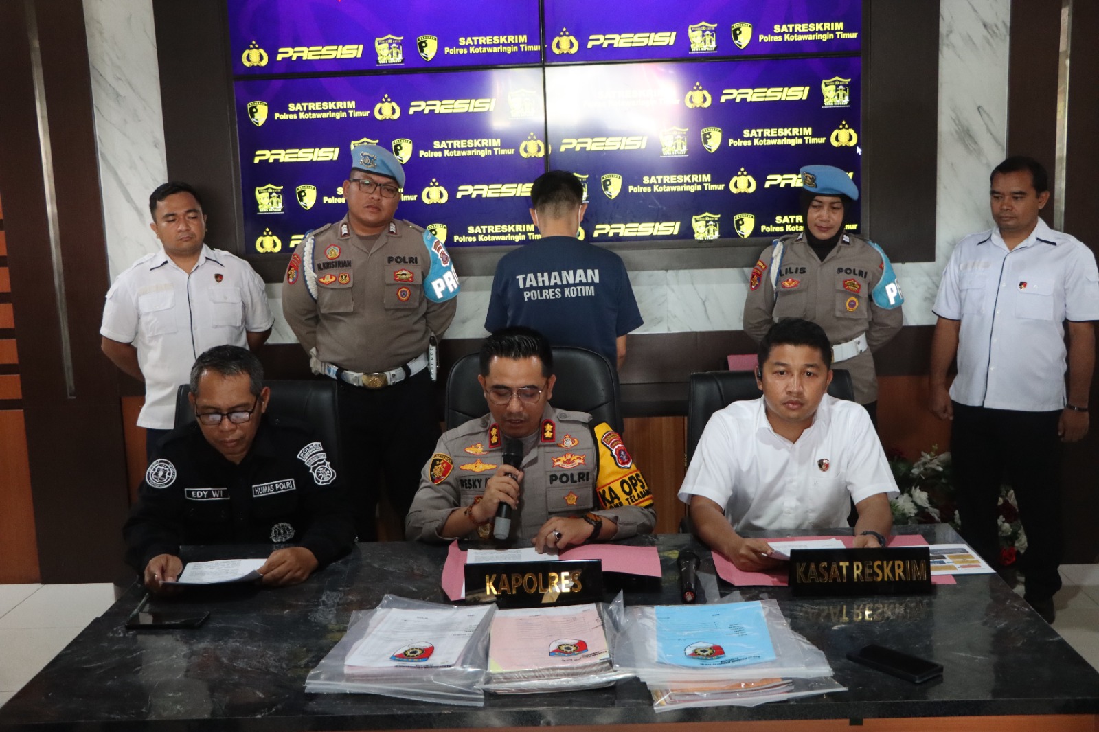 Polres Kotim Berkomitmen Berantas Korupsi, Tersangka Ditetapkan dan Berkas Perkara Lengkap.