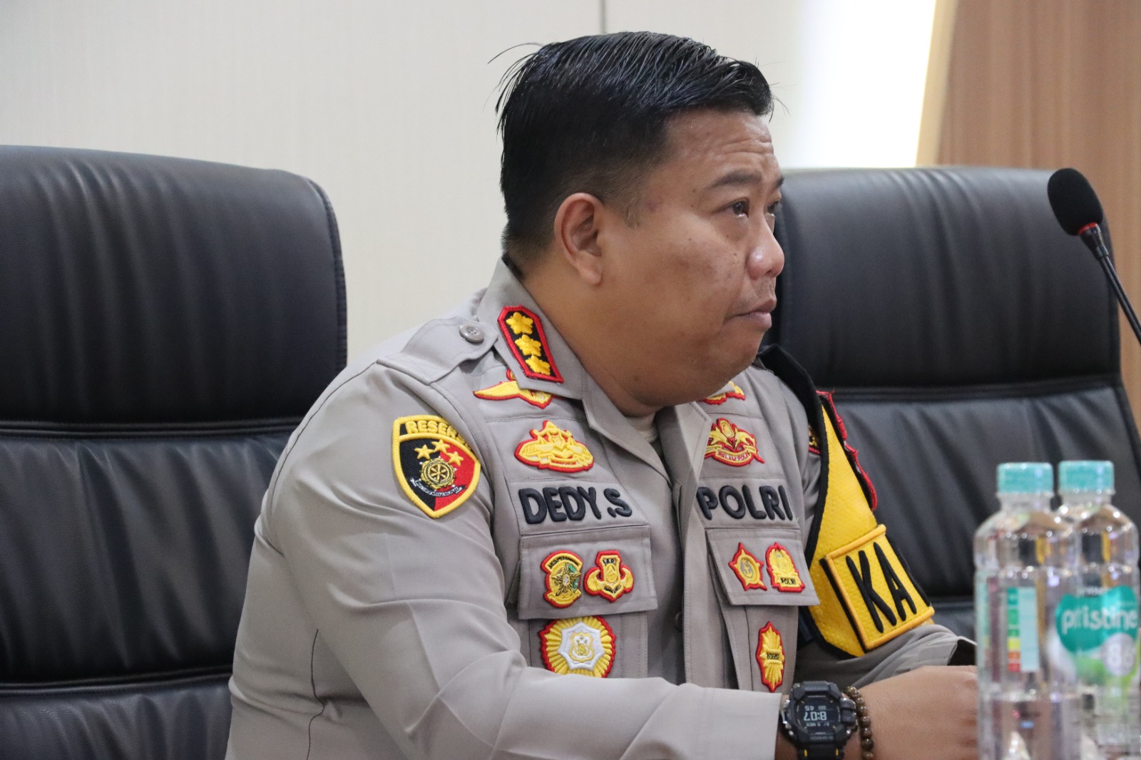 Kapolresta Palangka Raya bersama PJU Hadiri Anev Program Polri Mendukung Ketahanan Pangan