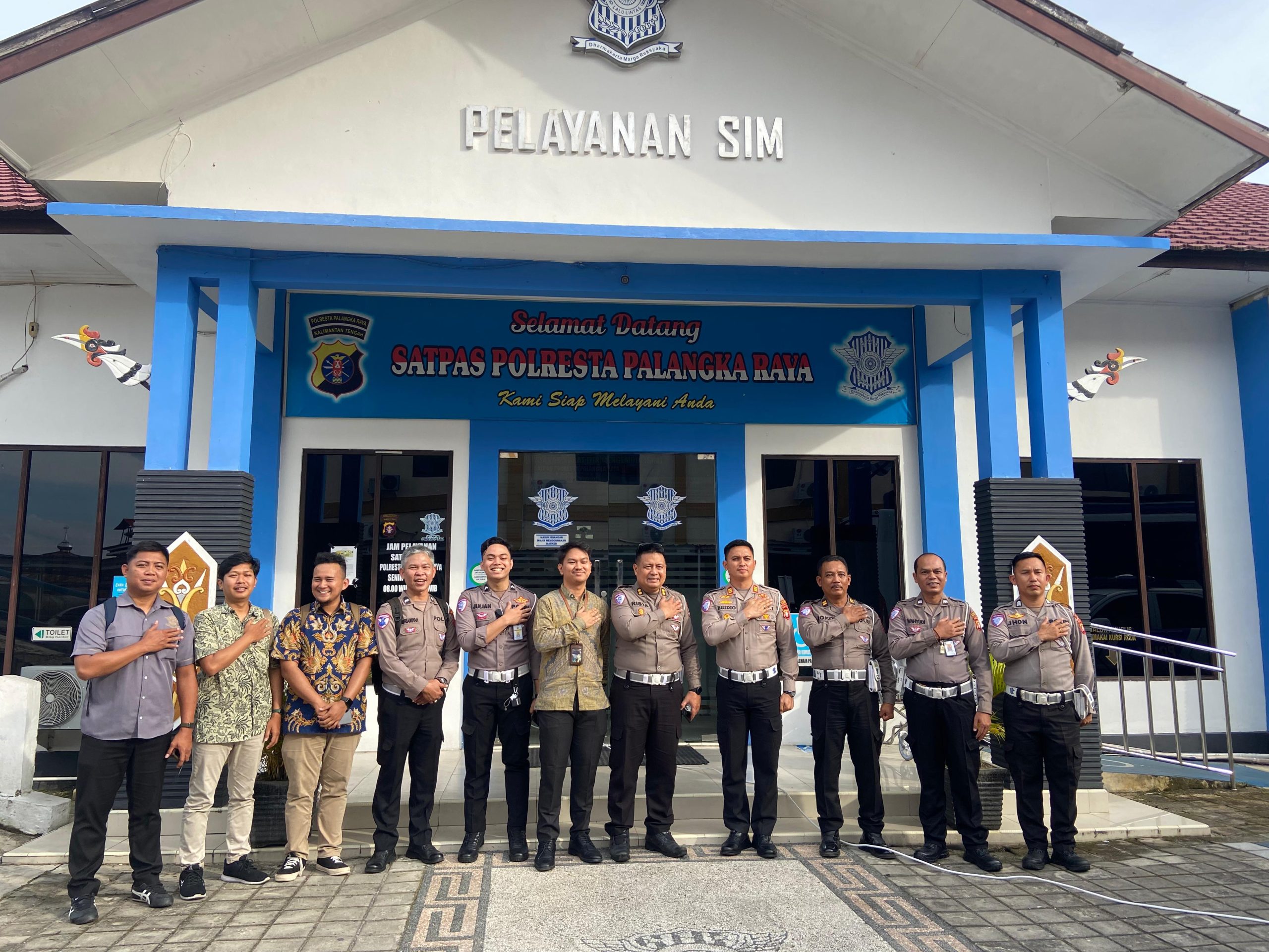 Satlantas Polresta Palangka Raya Terima Supervisi dari Korlantas Polri