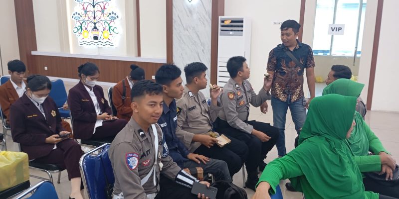 Polresta Palangka Raya Perintahkan Personel Donor Darah di HUT ke-79 Persit Kartika Chandra Kirana