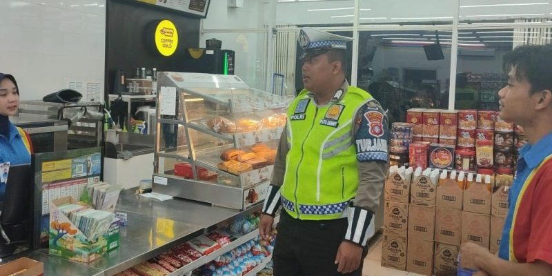 Patroli Dialogis, Satlantas Polresta Palangka Raya Kunjungi Swalayan