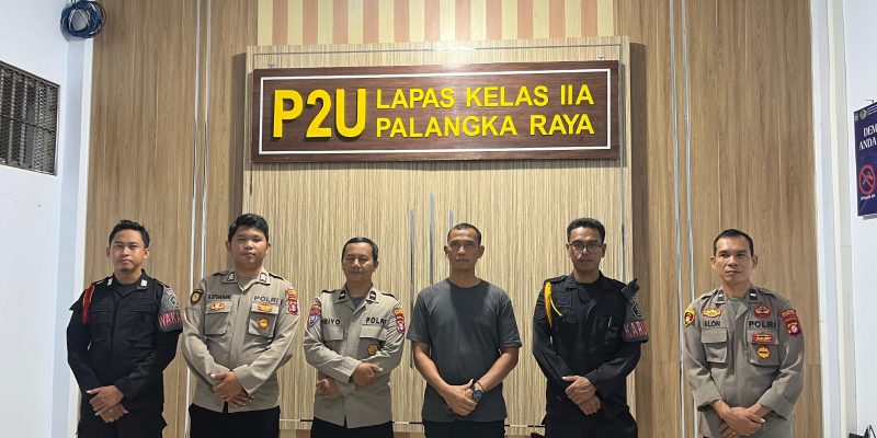 Jaga Sinergitas, Polsek Bukit Batu Patroli ke Lapas Kelas II A Palangka Raya