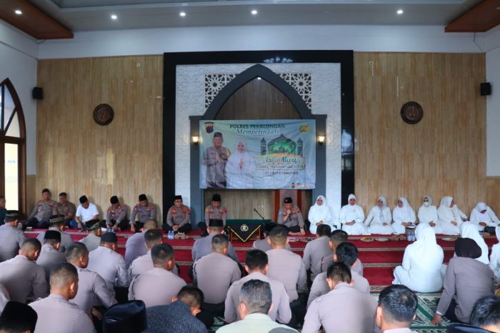 Polres Pekalongan Gelar Peringatan Isra’ Mi’raj Nabi Muhammad SAW
