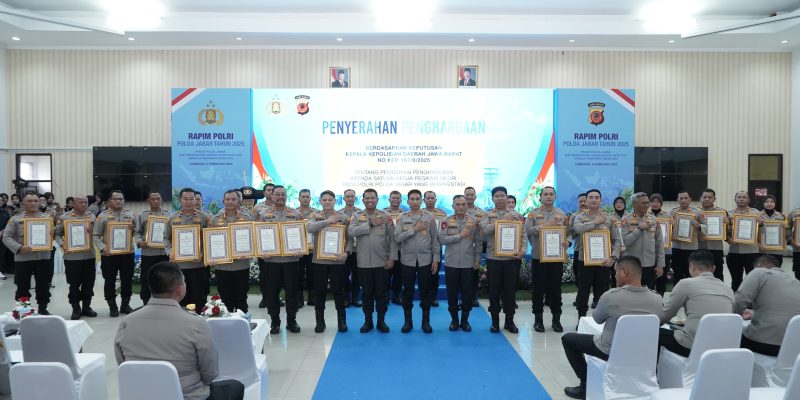 Polres Purwakarta Borong 2 Penghargaan di Rapim Polri Polda Jabar 2025