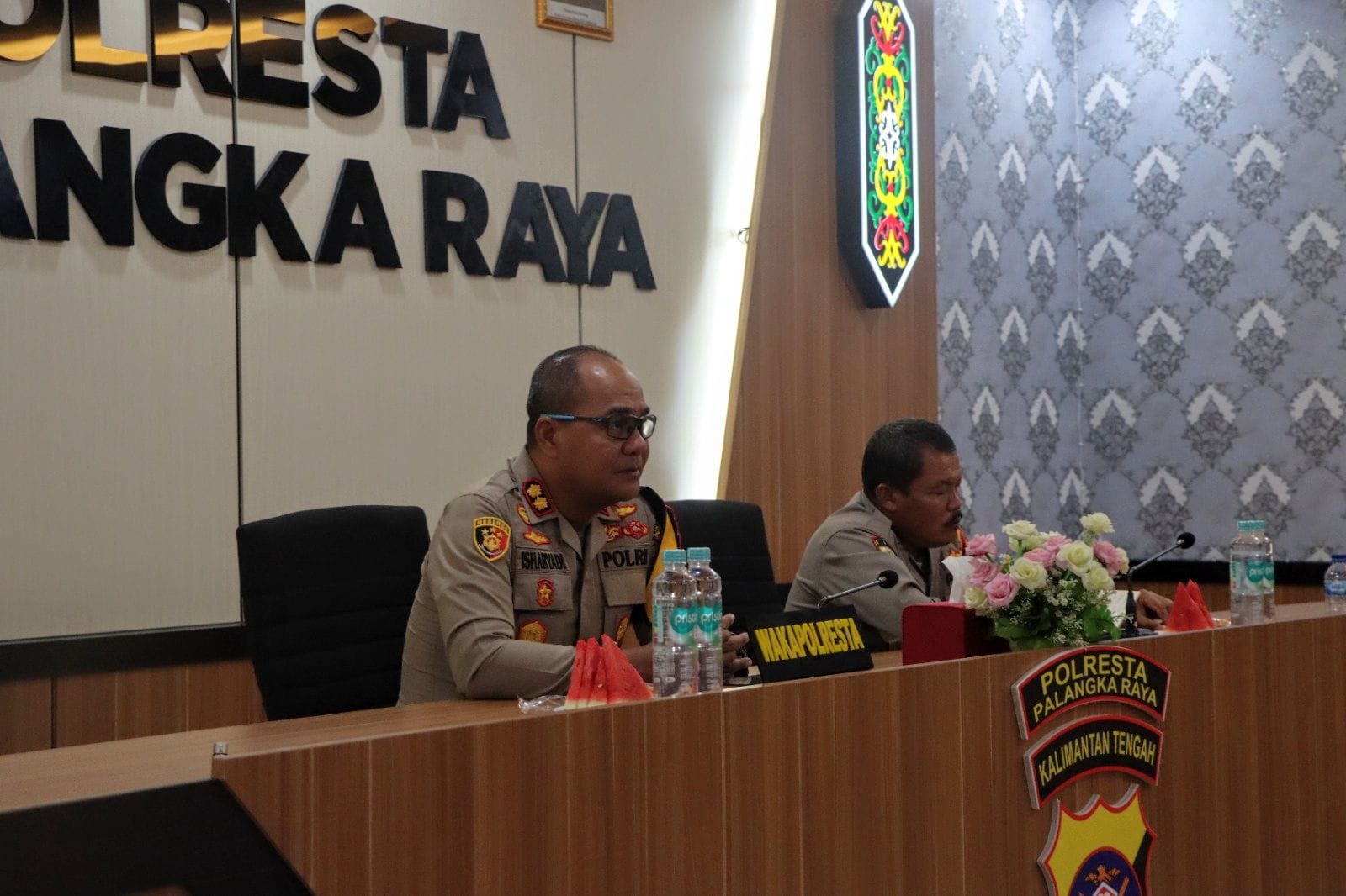 Samakan Persepsi, Polresta Palangka Raya Hadiri Taklimat Awal Audit Kinerja Itwasda Polda Kalteng