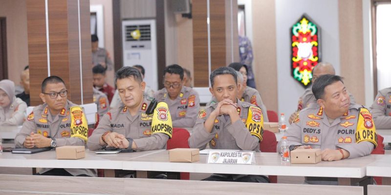 Kapolresta Palangka Raya Hadiri Taklimat Awal Audit Kinerja Tahap I Tahun 2025