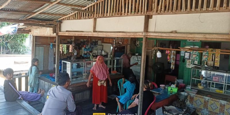 Pelihara Keamanan, Polsek Sabangau Sambangi Danau Tundai
