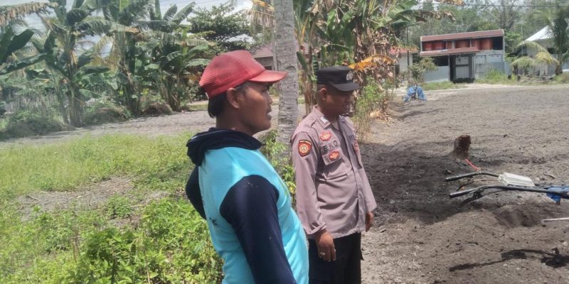 Dukung Ketahanan Pangan, Polsek Bukit Batu Kunjungi Lokasi Rencana Penanaman Terong