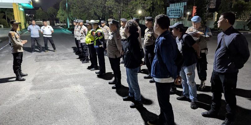 Jaga Kamtibmas, Personel Polresta Palangka Raya Gelar Apel Kesiapan KRYD