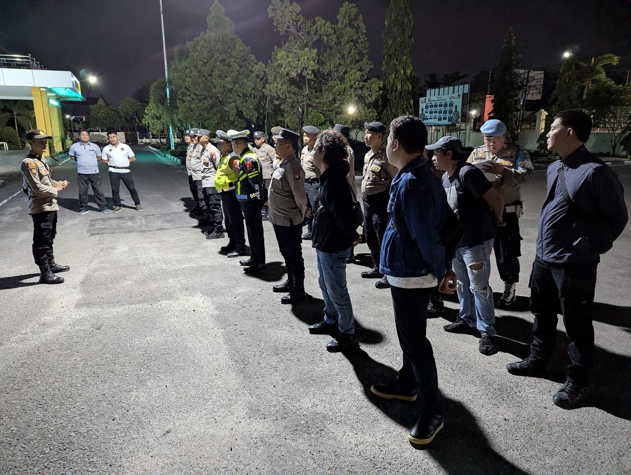 Jaga Kamtibmas, Personel Polresta Palangka Raya Gelar Apel Kesiapan KRYD
