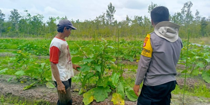 Bersama Warga Pager, Polsek Rakumpit Siap Jaga Kondusivitas