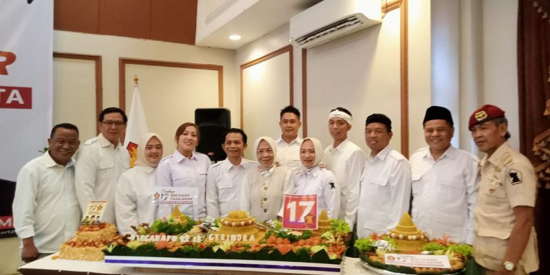 DPC Partai Gerindra Kabupaten Purwakarta Gelar  Syukuran HUT Partai Gerindra Yang Ke -17 Tahun 2025