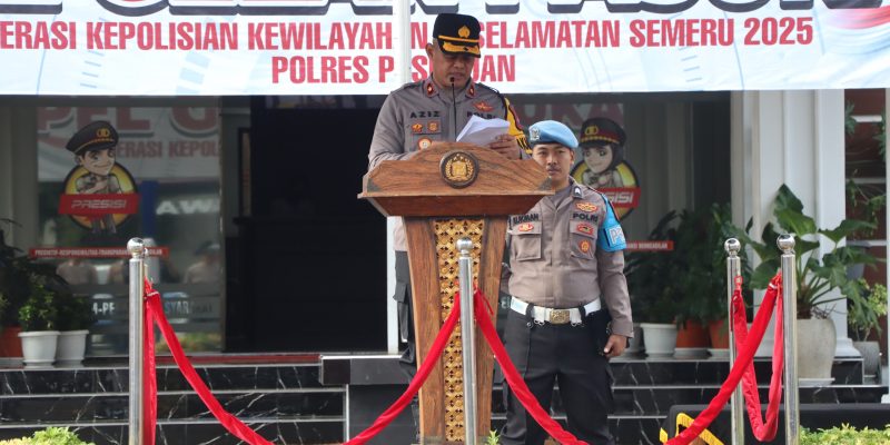 Polres Pasuruan Gelar Apel Operasi Keselamatan Semeru 2025