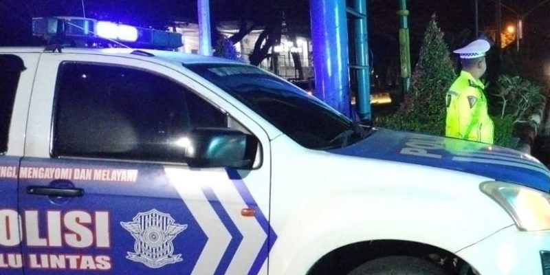 Cegah Kerawanan Kamtibmas, Satlantas Polresta Palangka Raya Tinjau Arus Lalin
