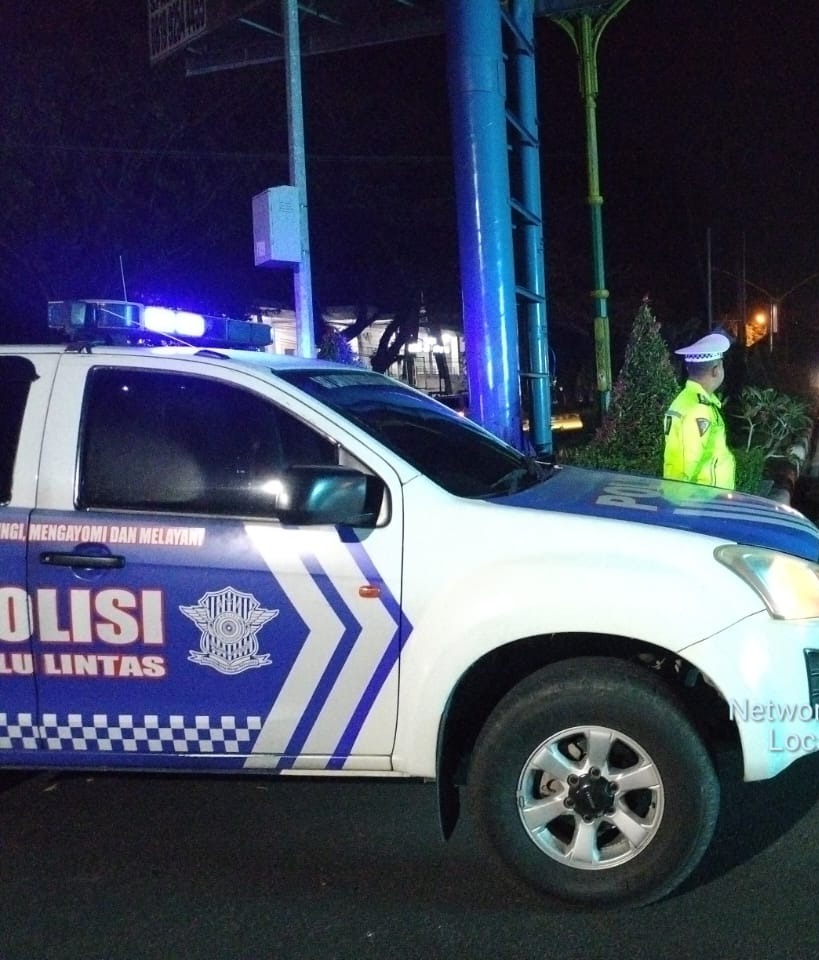 Cegah Kerawanan Kamtibmas, Satlantas Polresta Palangka Raya Tinjau Arus Lalin