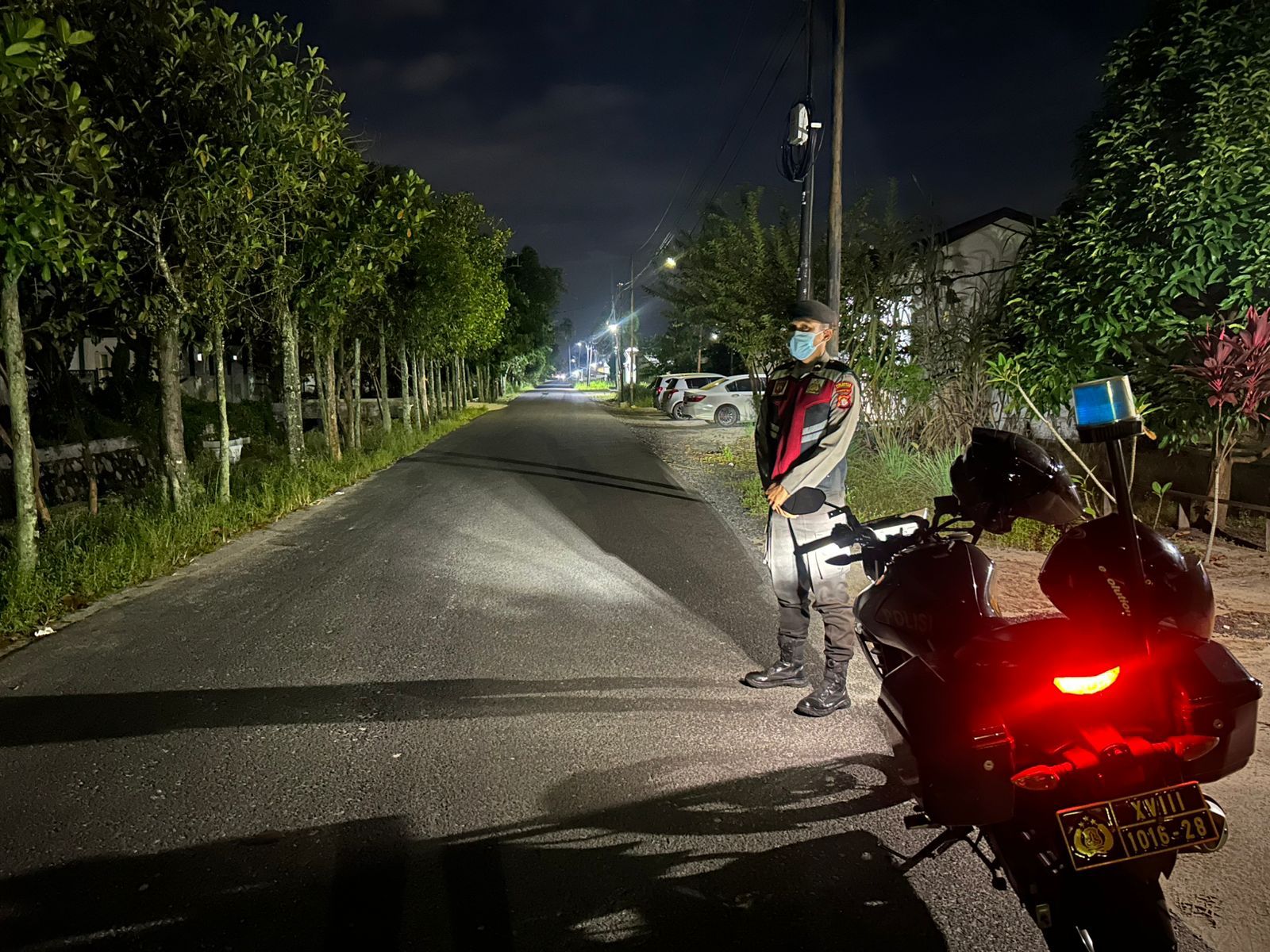 Satsamapta Polresta Palangka Raya Laksanakan Patroli Kamtibmas dengan Rute Strategis