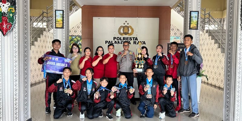 Dojo IRP Binaan Polresta Palangka Raya Sabet Juara 3 Umum di Kejuaraan ASKI 4 Tahun 2025