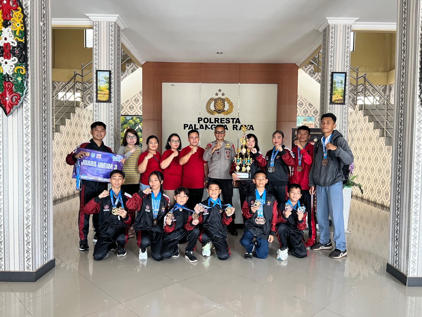 Dojo IRP Binaan Polresta Palangka Raya Sabet Juara 3 Umum di Kejuaraan ASKI 4 Tahun 2025