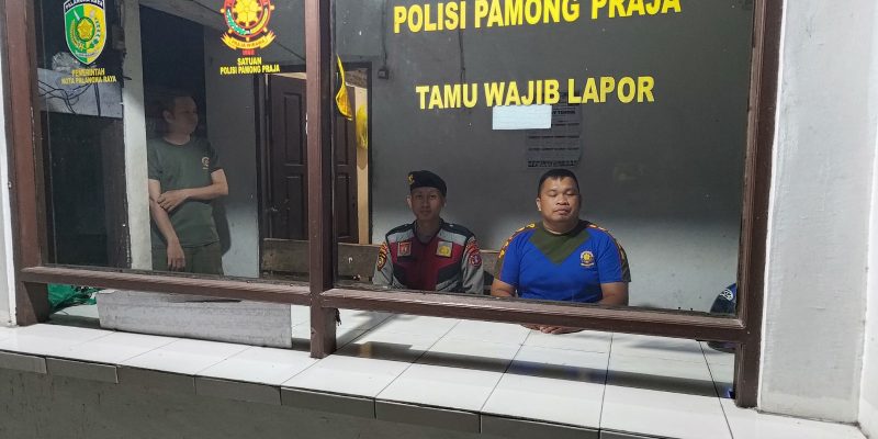 Dukung Pengamanan, Satsamapta Polresta Palangka Raya Kunjungi Pos Jaga Kantor Wali Kota