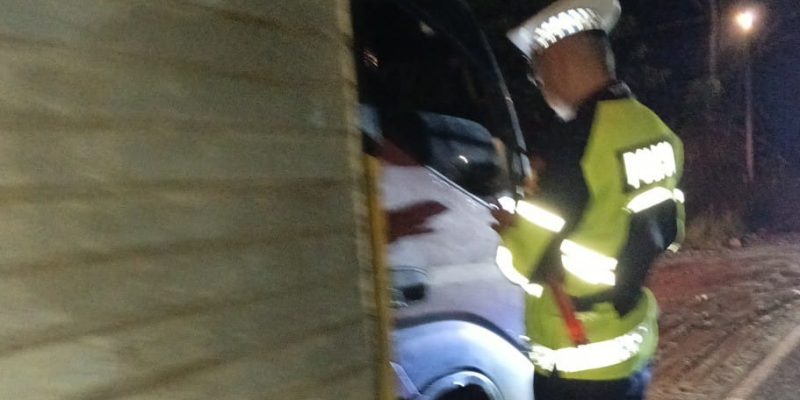 Di Depan Pos, Satlantas Polresta Palangka Raya Cek Kelengkapan Administrasi