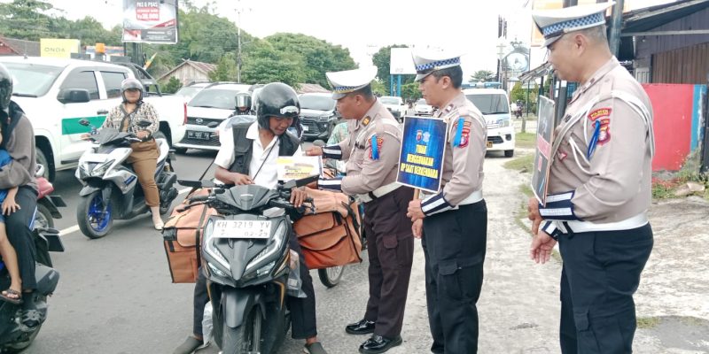 Operasi Keselamatan 2025, Satlantas Polresta Palangka Raya Gencarkan Edukasi Tertib Lalu Lintas