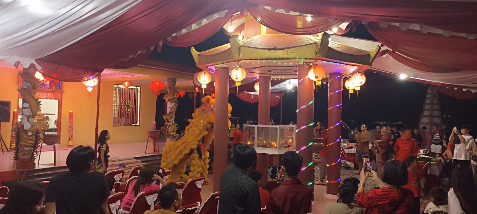Saat Perayaan Imlek, Satlantas Polresta Palangka Raya Bersiaga di Depan Vihara