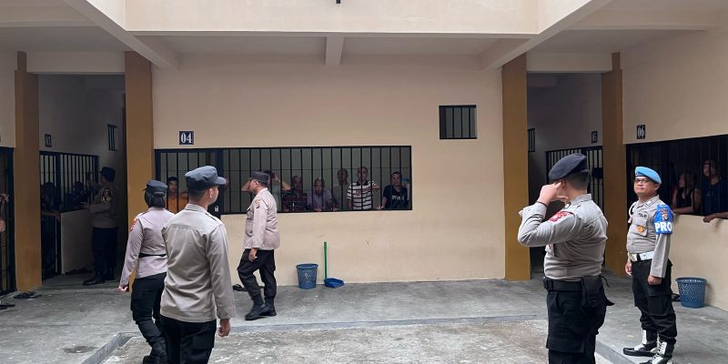 Datangi Rutan, Sattahti dan Piket Fungsi Polresta Palangka Raya Periksa Kondisi Tahanan