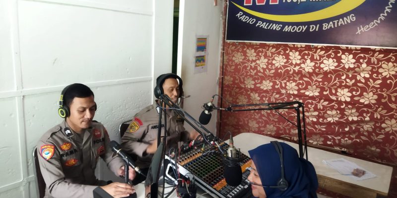 Lewat Dialog Interaktif, Polres Batang Sosialisasikan Pentingnya Keselamatan Jalan
