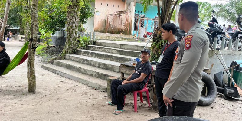 Patroli Dialogis Anggota Polsek Bukit Batu Sambangi Objek Wisata Surung Danum