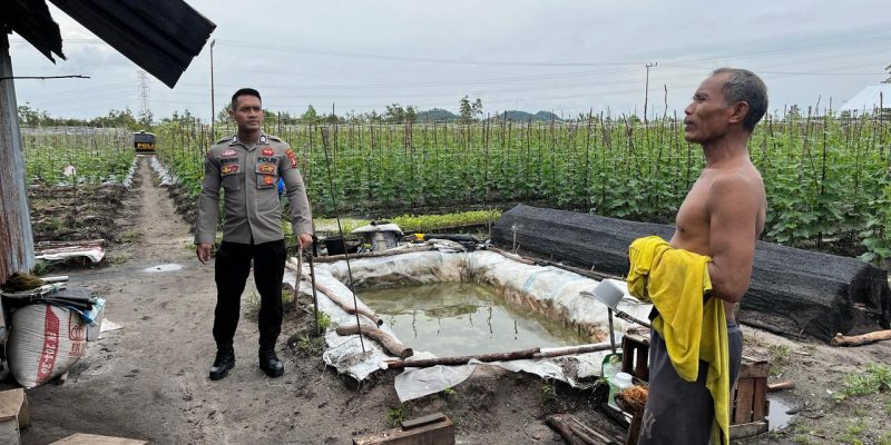 Di Pertanian Kelurahan Habaring Hurung, Polsek Bukit Batu Edukasikan Program Asta Cita