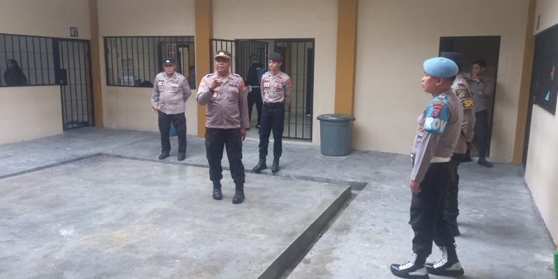 Kunjungi Rutan, Sattahti dan Piket Fungsi Polresta Palangka Raya Periksa Kondisi Tahanan