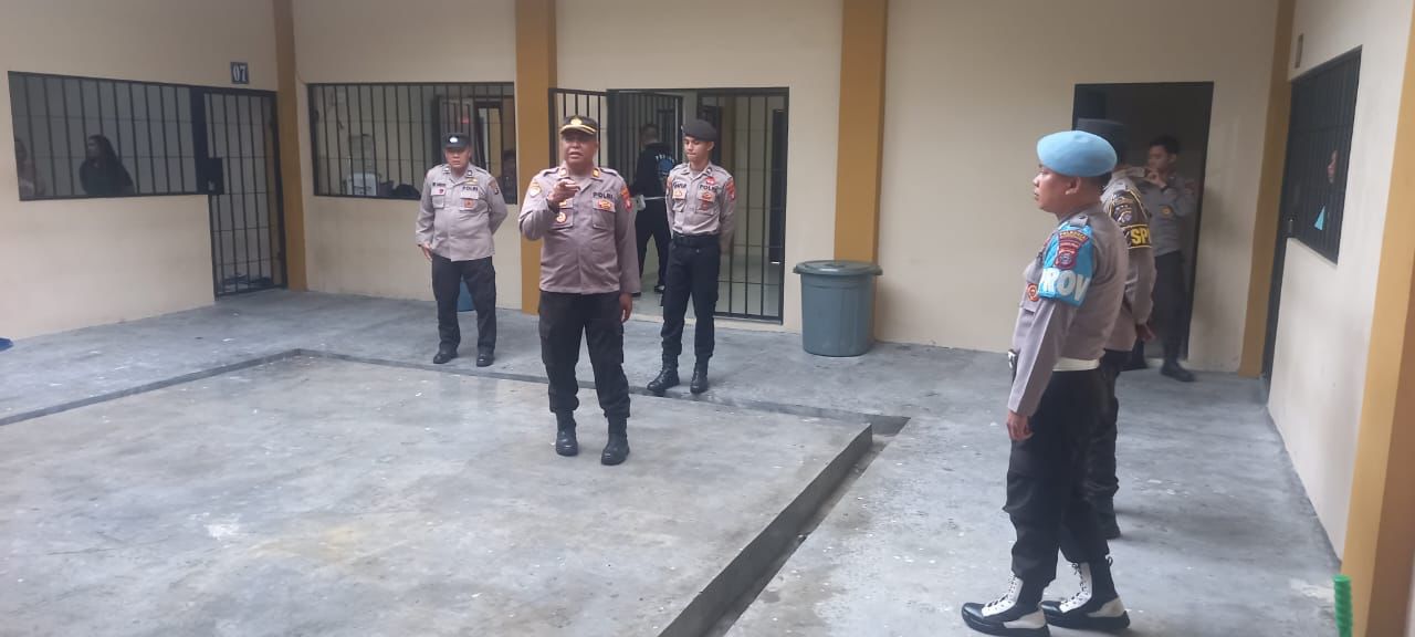 Kunjungi Rutan, Sattahti dan Piket Fungsi Polresta Palangka Raya Periksa Kondisi Tahanan