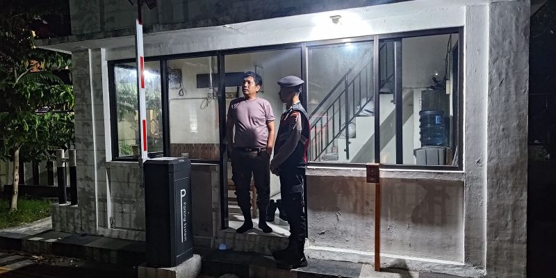Ke Pos Jaga Kejaksaan, Personel Satsamapta Polresta Palangka Raya Gelar Patroli Dialogis
