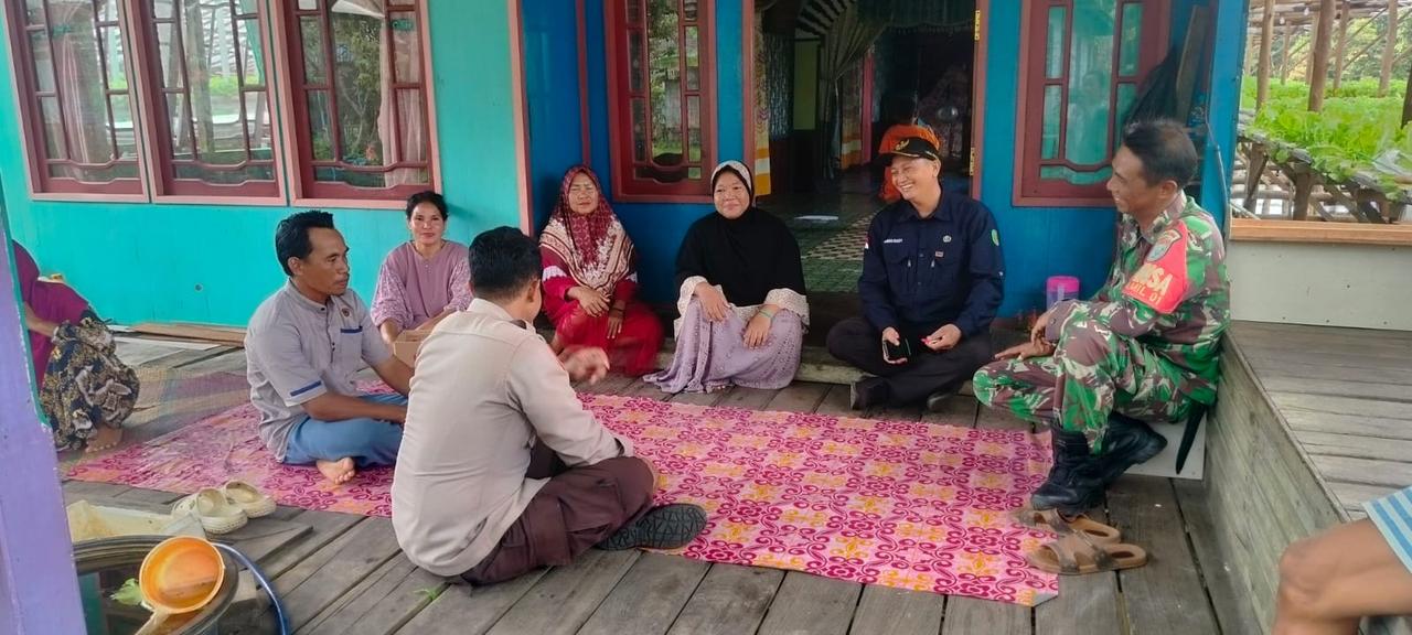 Polsek Sabangau Hadiri Pembentukan Panitia Pemilihan RT di Kelurahan Bereng Bengkel
