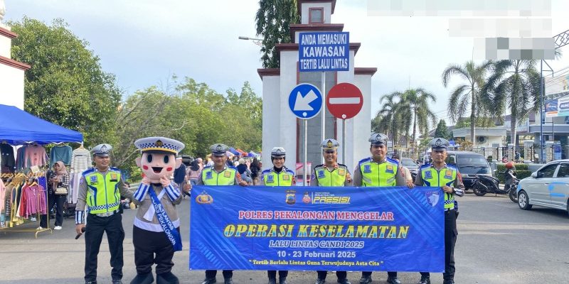 Gelar Art Policing di CFD Alun-Alun Kajen, Satlantas Polres Pekalongan Sosialisasikan Tertib Berlalu Lintas