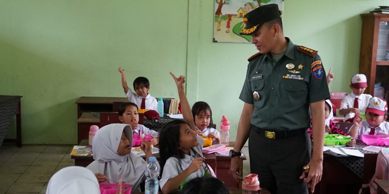 Dandim 1016/Plk Tinjau Pelaksanaan Makan Bergizi Gratis