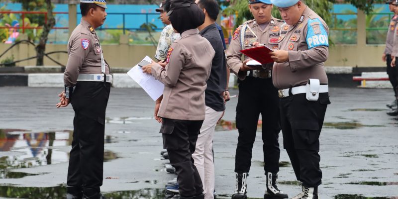 Waspers Apel Pagi, Sipropam Polresta Palangka Raya Cek Absensi Setiap Satfung