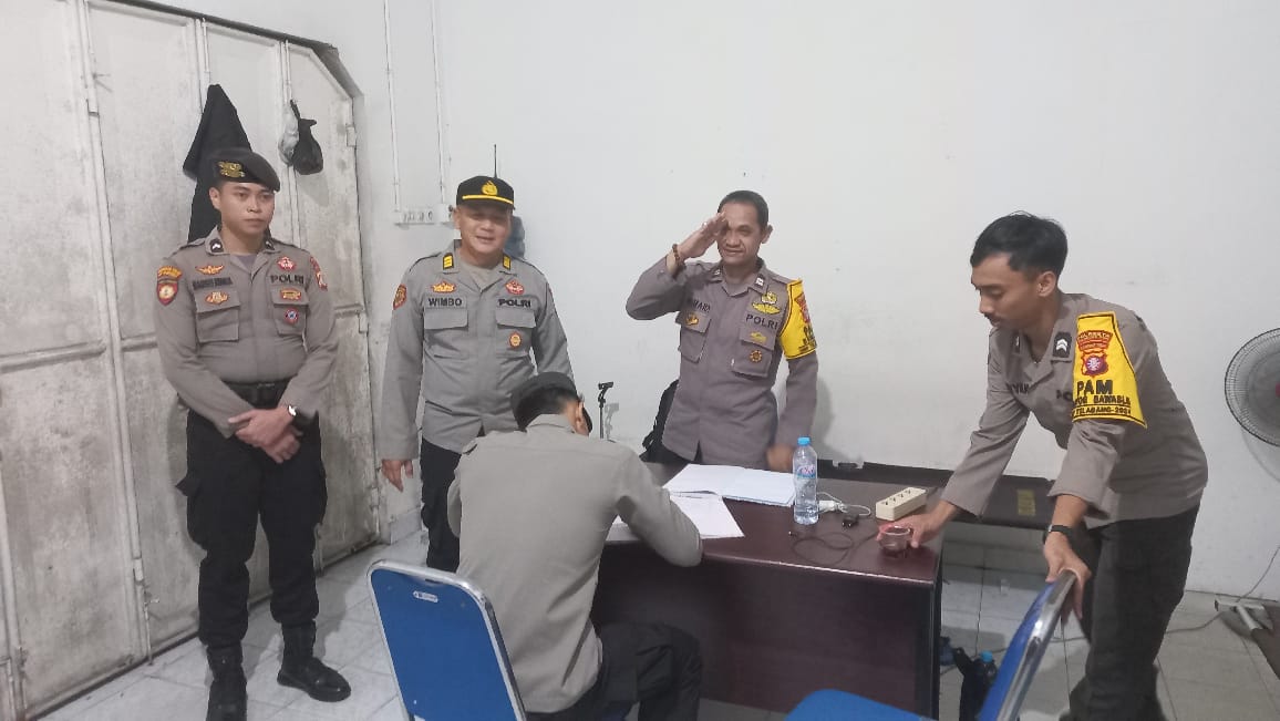 KRYD Polresta Palangka Raya Datangi Kantor Bawaslu dan Sampaikan Pesan Kamtibmas