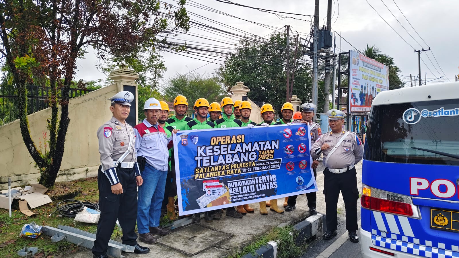 Ops Keselamatan 2025, Satlantas Polresta Palangka Raya Ajak Masyarakat Budayakan Tertib Berlalu Lintas