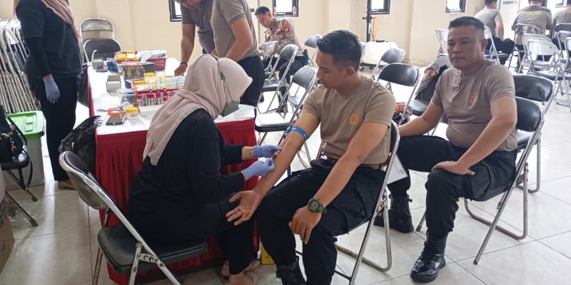 Seksi Dokkes Dampingi Pelaksanaan MCU Personel Polresta Palangka Raya