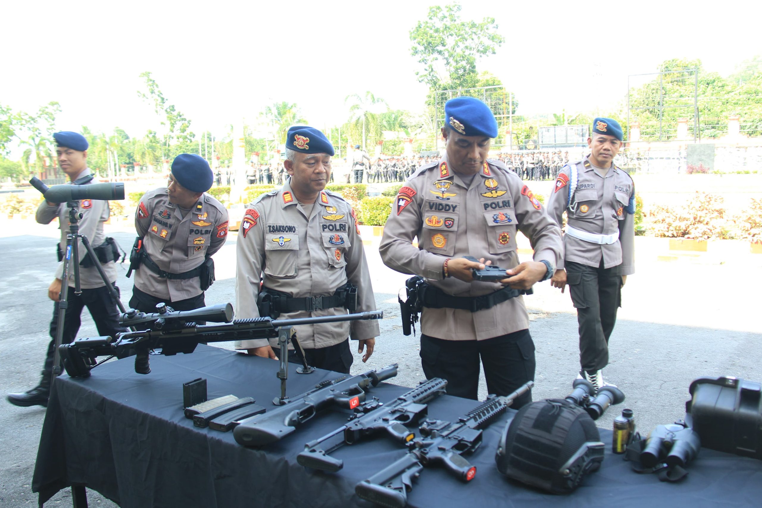 Apel Satuan, Wadansat Brimob Kalteng Beri Apresiasi kepada Personel