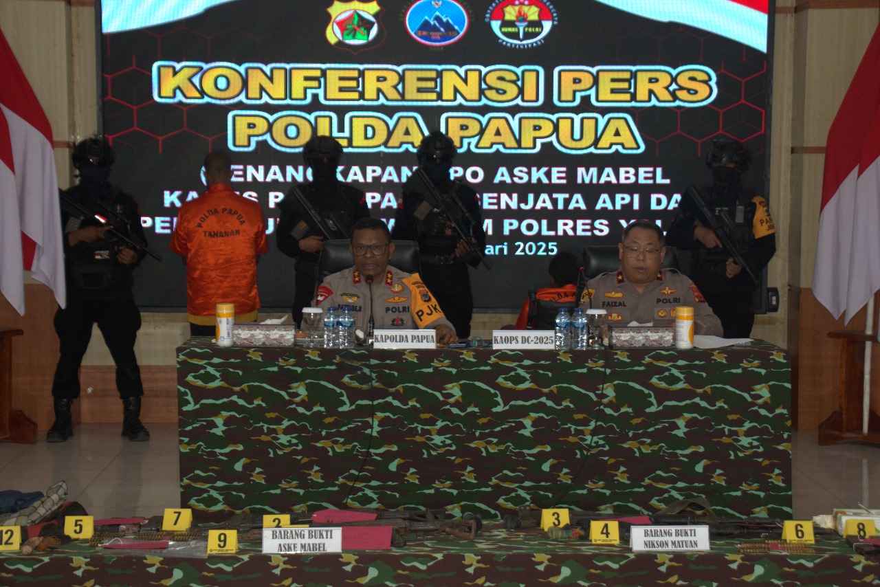 Disertir Polres Yalimo Aske Mabel Ditangkap Satgas Ops Damai Cartenz 2025